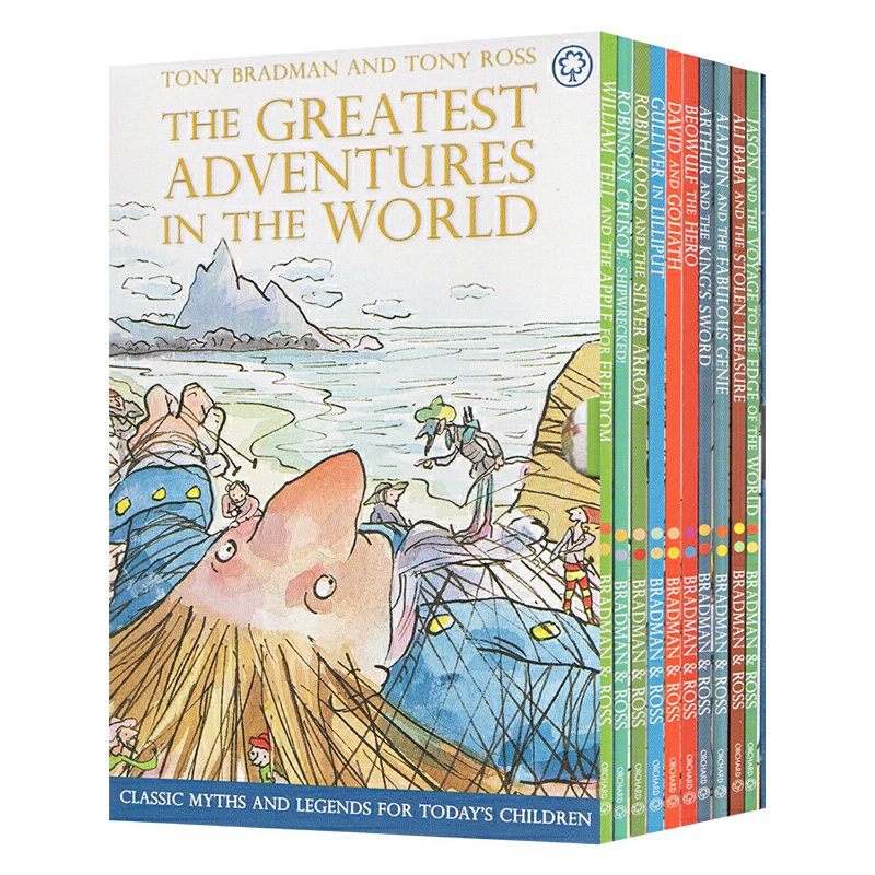 World Classic Children Adventure Illustrated Stories - 10 Books ...