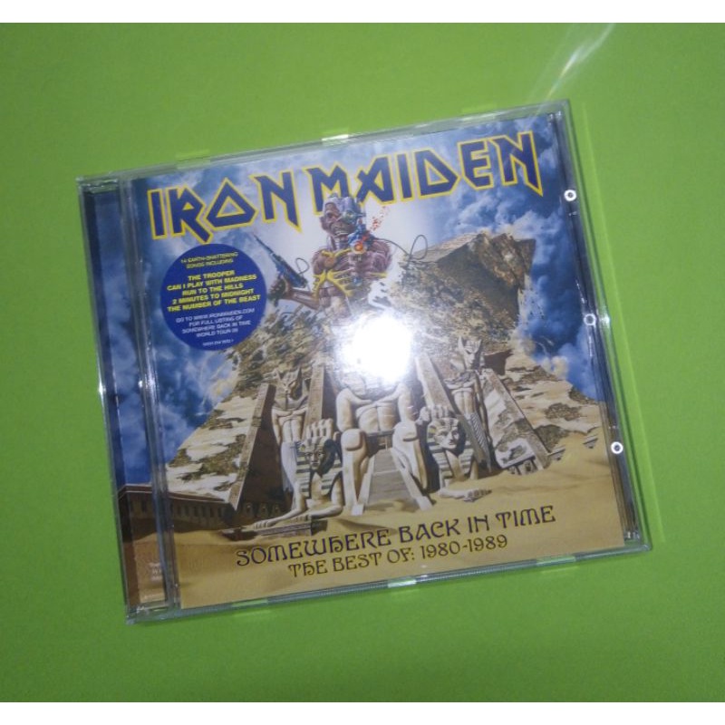 CD IRON MAIDEN : SOMEWHERE BACK IN TIME - BEST OF 1980-1989 ALBUM (2008 ...