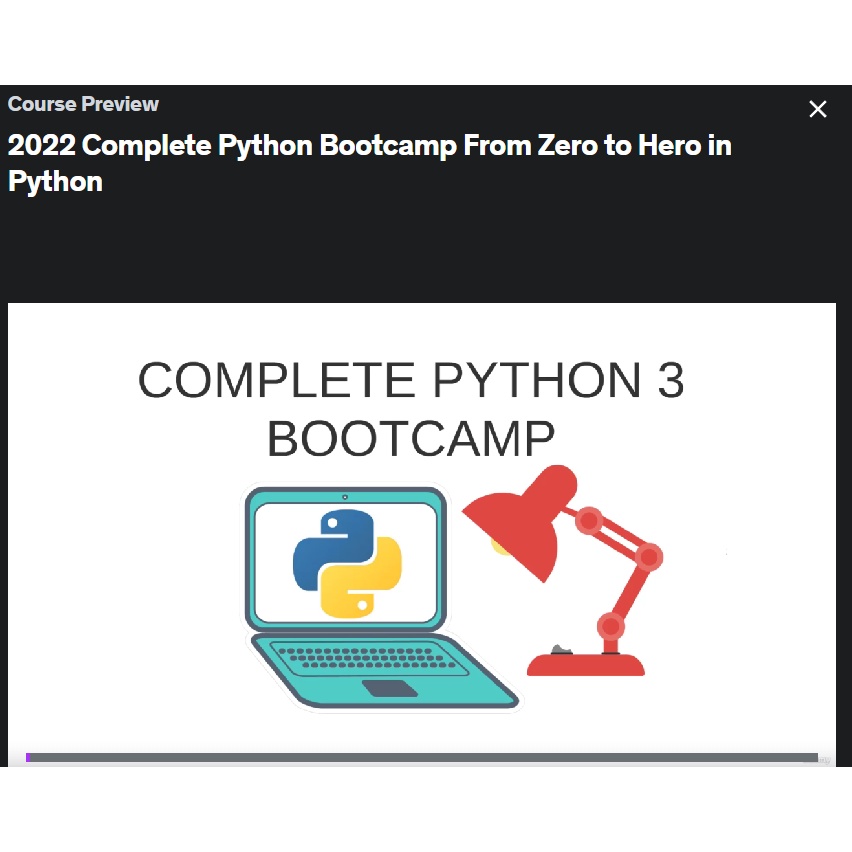 [UPDATED 2022] Complete Python Bootcamp From Zero To Hero In Python ...