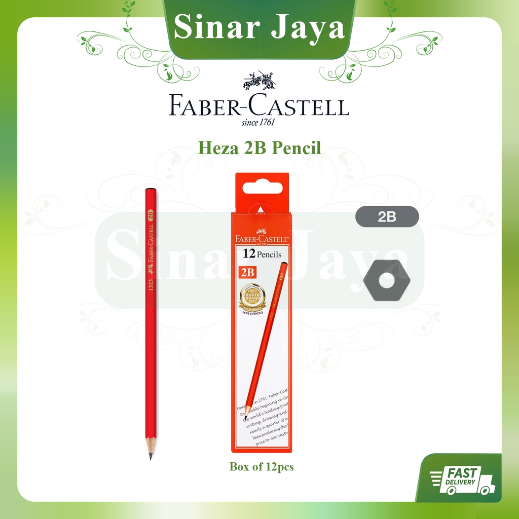 FaberCastell Blacklead 2B Pencil 1323 (1Box) Shopee Malaysia