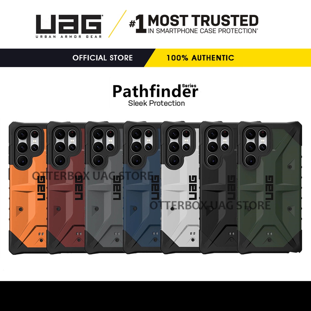 UAG Galaxy S22 Ultra / S22+ Plus / S22 / Galaxy S21 Ultra / S21 Plus / S21 Case Pathfinder Samsung Casing Rugged Shockproof Military Drop Tested Protective Cover