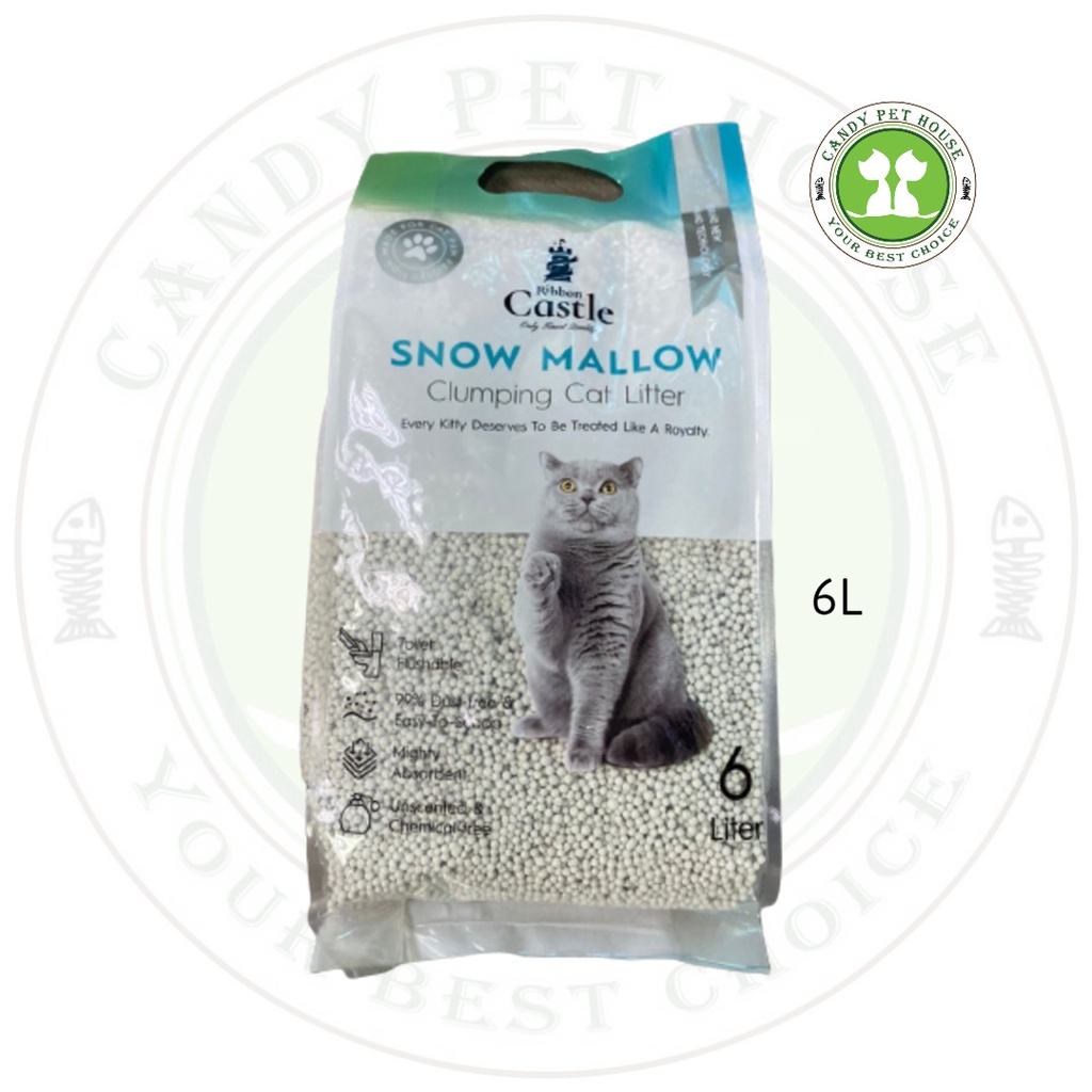 Snow Mallow Cat Litter 6L/2.5kg Shopee Malaysia