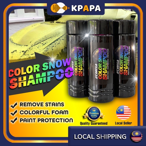 CAREGA Colour Snow Shampoo Snow Wash Car Wash Snow Foam Bubble Saji