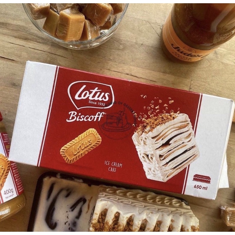 Lotus Biscoff Ice Cream Cake Shopee Malaysia