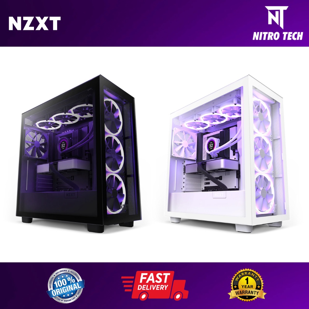 NZXT H7 Elite / H7 Flow / H7 Series Mid-Tower PC Case | Shopee Malaysia