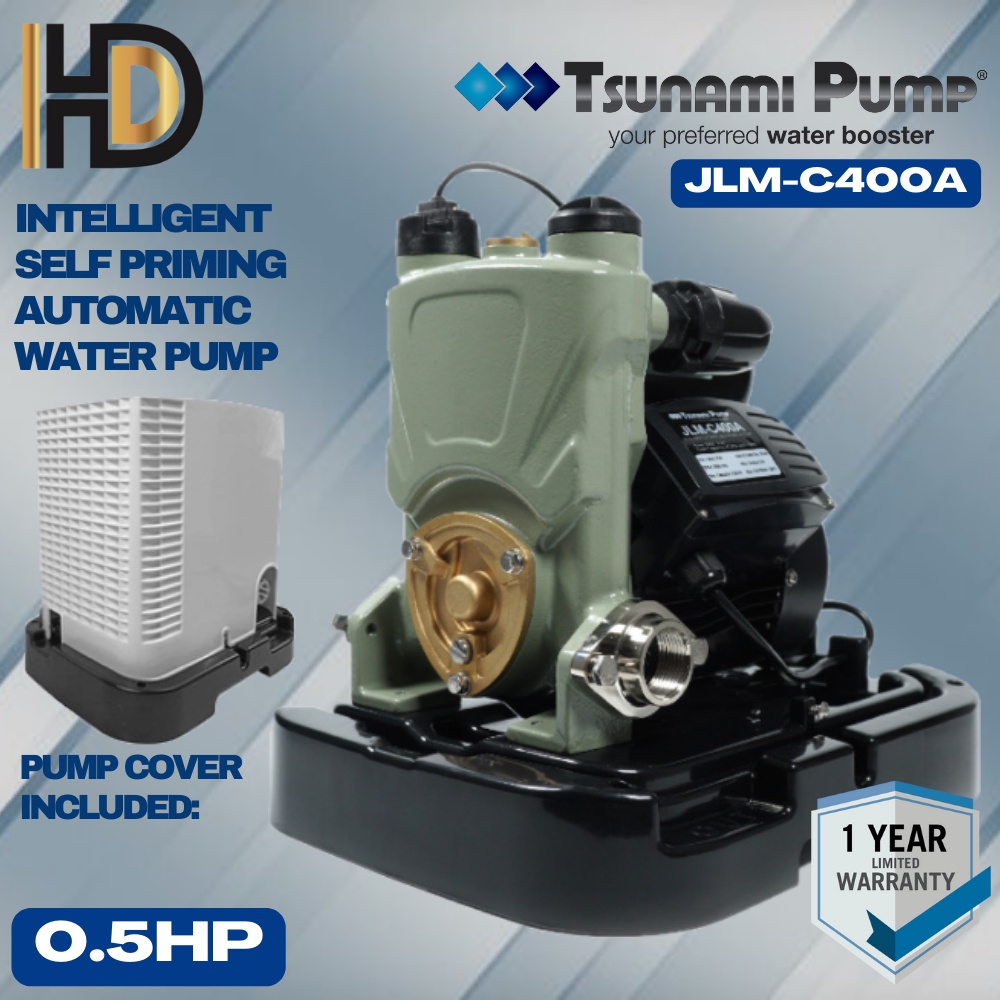Tsunami Pump JLMC400A Intelligent Self Priming Water Pump With Water