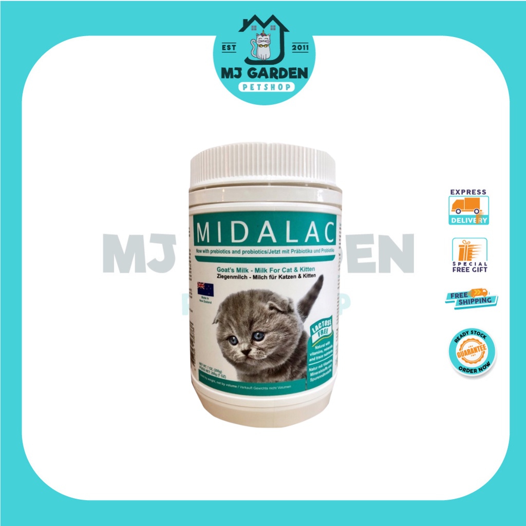 Midalac Goat's Milk Powder For Cat & Kitten 200g Shopee Malaysia