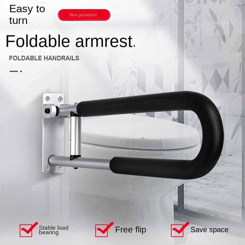 hot new Handicap Grab Bars Rails Toilet Handrails Bathroom Safety Bar Hand Support Rail
