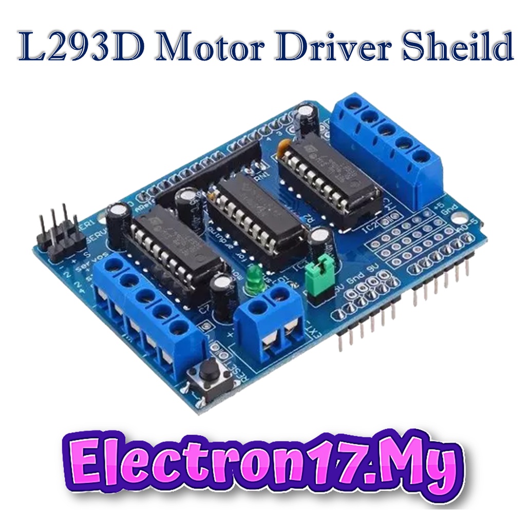 L293D Motor Driver Shield Module For DC Motor mdl PR87 Shopee Malaysia