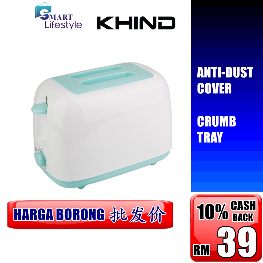 Khind/Butterfly/Pensonic/Faraday 2 Slices Bread Toaster BT808 / BT8063 / AK-3N / MTS-32 / MBT-600 / FT-33