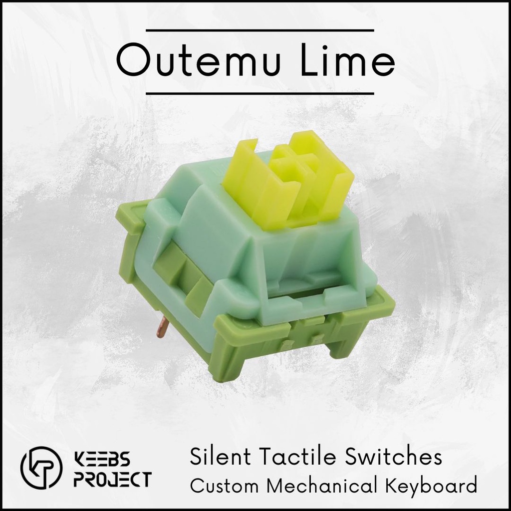 Outemu Lime silent Tactile | Outemu Grey silent upgrade Tactile ...