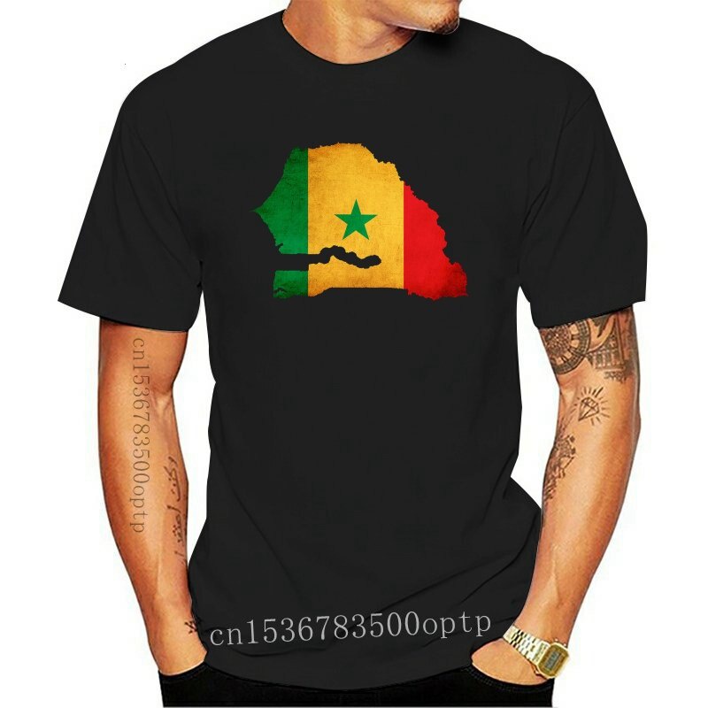 men tshirt Senegal T-Shirt Herren Fuball Sport WM EM Fahne National-Flagge Fan-Artikel Summer T Shirt Brand Fitn