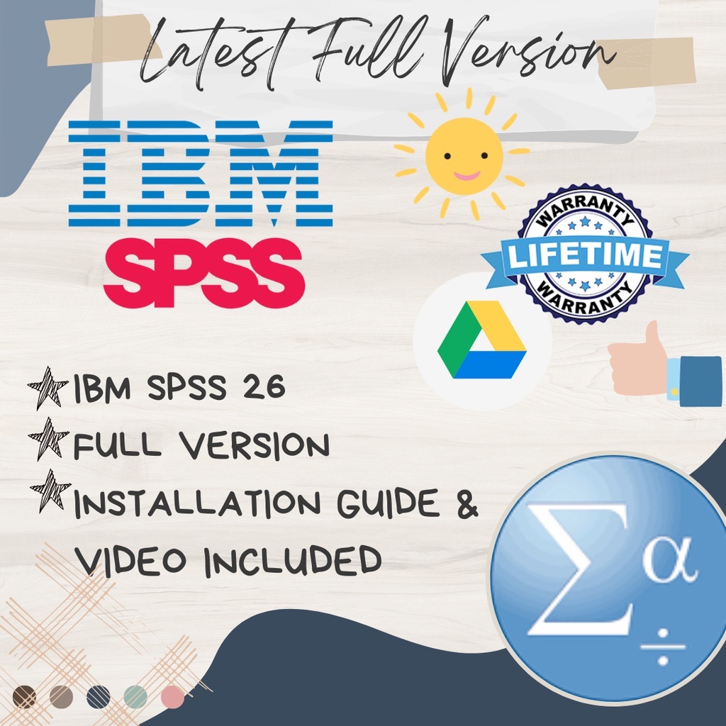 IBM SPSS Statistics V26 [LIFETIME] *Students Price* | Shopee Malaysia