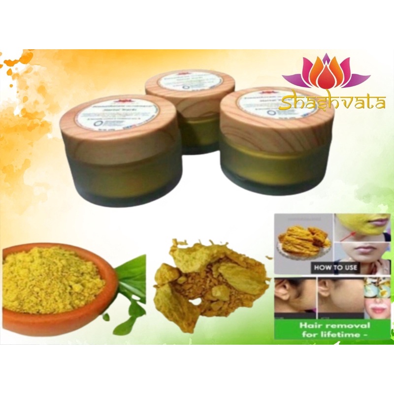 Shashvata 1st Grade Quality India Ponnatharam/பொன்னதரம்/Hartal (50  Grams)+Free Wooden Spoon+Free Gift 🎁 | Shopee Malaysia