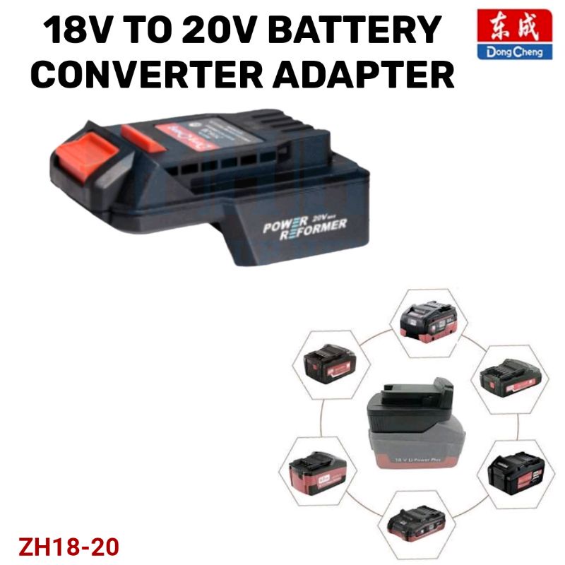 Dong Cheng Dca 18v To 20v Battery Adaptor Adapter Connector Converter