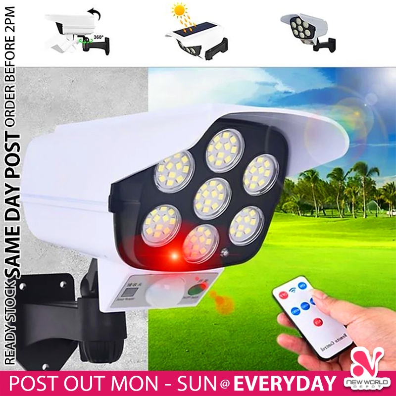 motion sensor light with fake camera