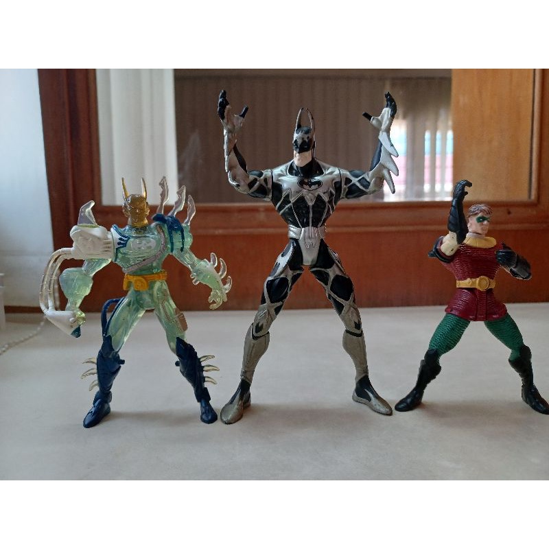 Silver Batman 1997 Kenner, Power Grid Batman 1999 Hasbro and Robin 1995 DC  Comics | Shopee Malaysia