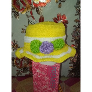 Topi sulam kait kraf Homemade yg cantik | Shopee Malaysia