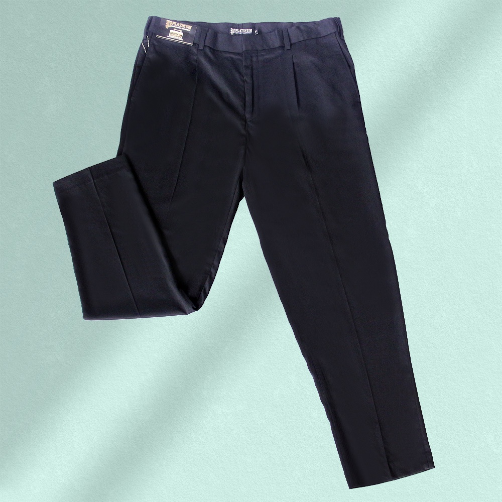 PLATINUM Business Formal Slacks Big And Tall Men's Expandable Waistband