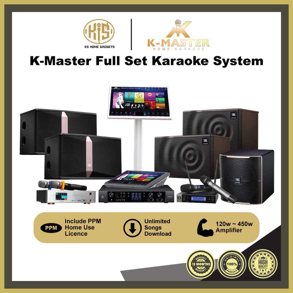 KMASTER Family Package Karaoke System Full Set Family KTV kmaster jbl