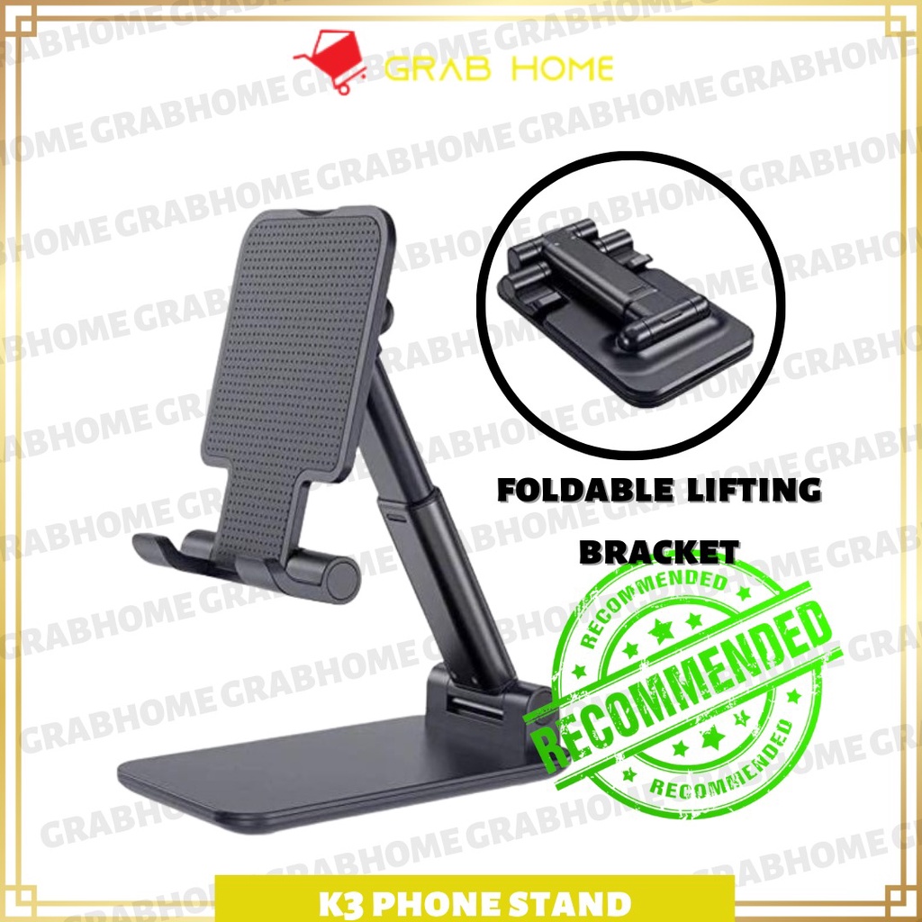 Universal Desktop Phone Holder Stand Mount Support Tablet Cell Phone Adjustable Portable Phone Holder K3