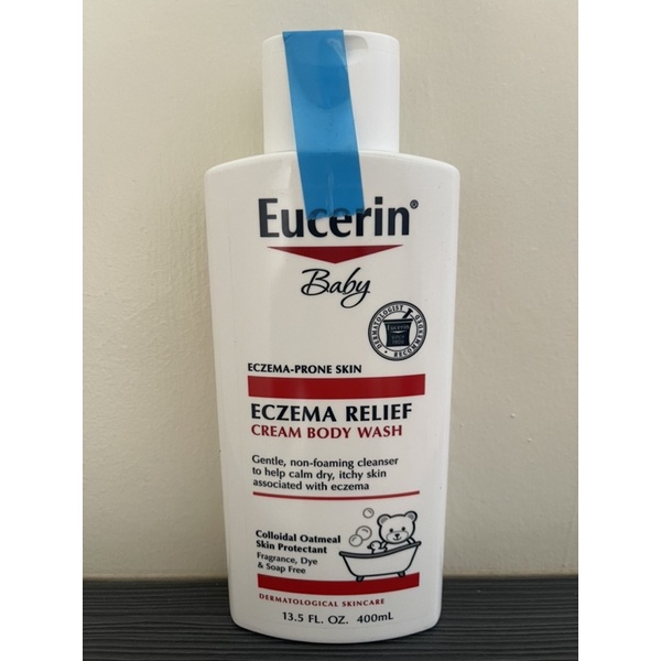 Eucerin Baby Eczema Relief Cream Body Wash 400 exp6/24 Shopee Malaysia
