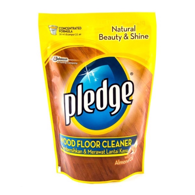 Pledge Wood Floor Cleaner Almond Oil 400ml Shopee Malaysia
