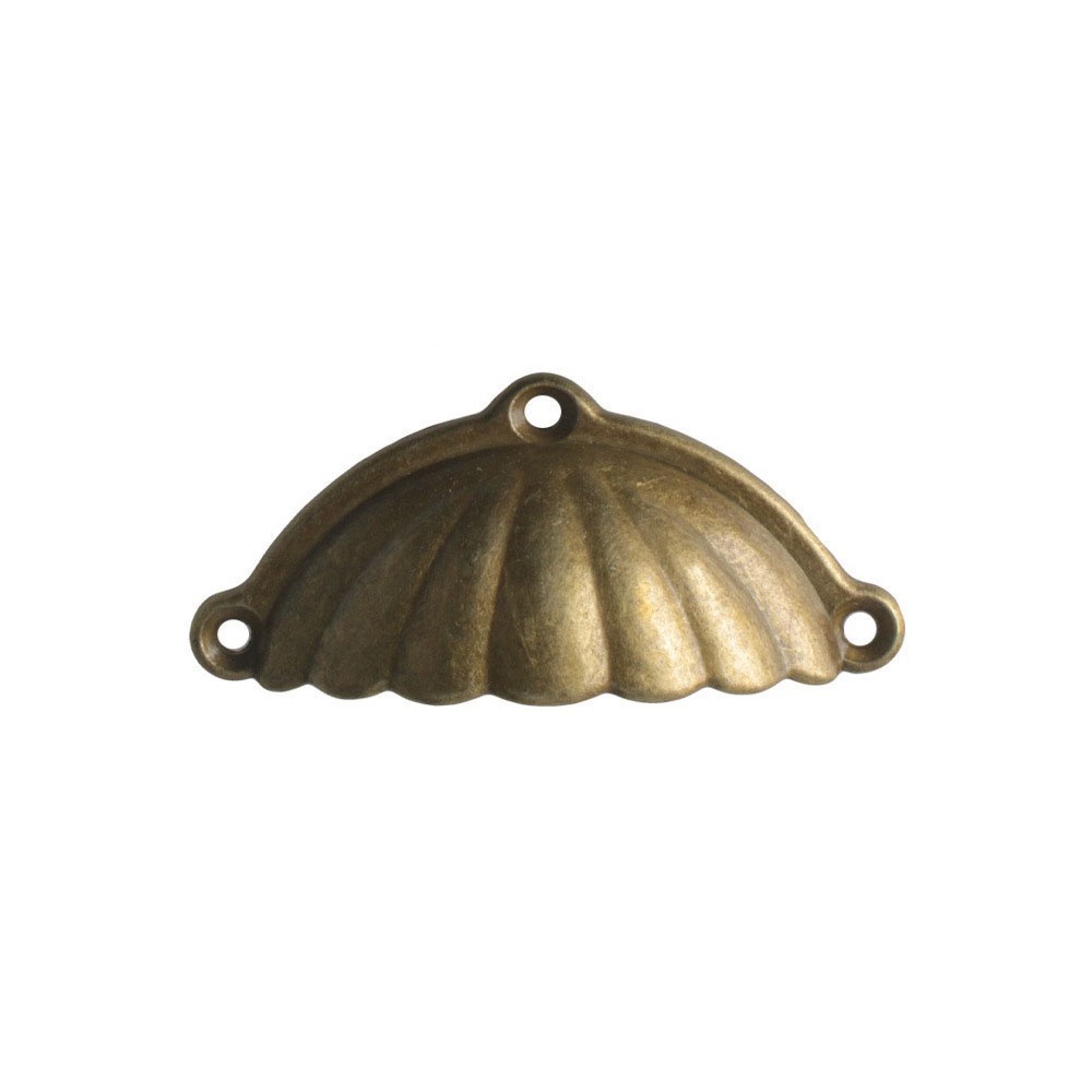 Zinc Alloy Bronze Vintage Shell Handle for Drawer / Cabinets