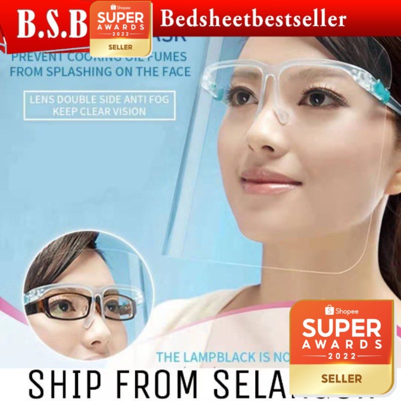 B.S.B Ready Stock Face Shield Anti Virus Face Protection eye protection