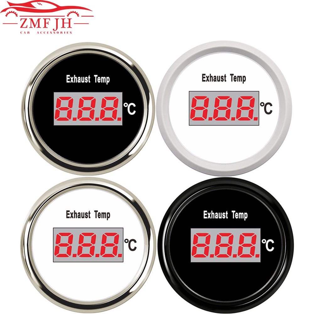 52mm Exhaust Thermometer Gauge 0800 Celsius wideband for Marine Car