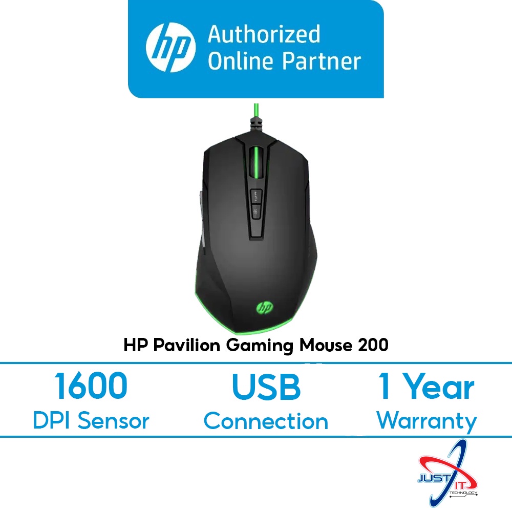 HP PAVILION GAMING MOUSE 200 Shopee Malaysia