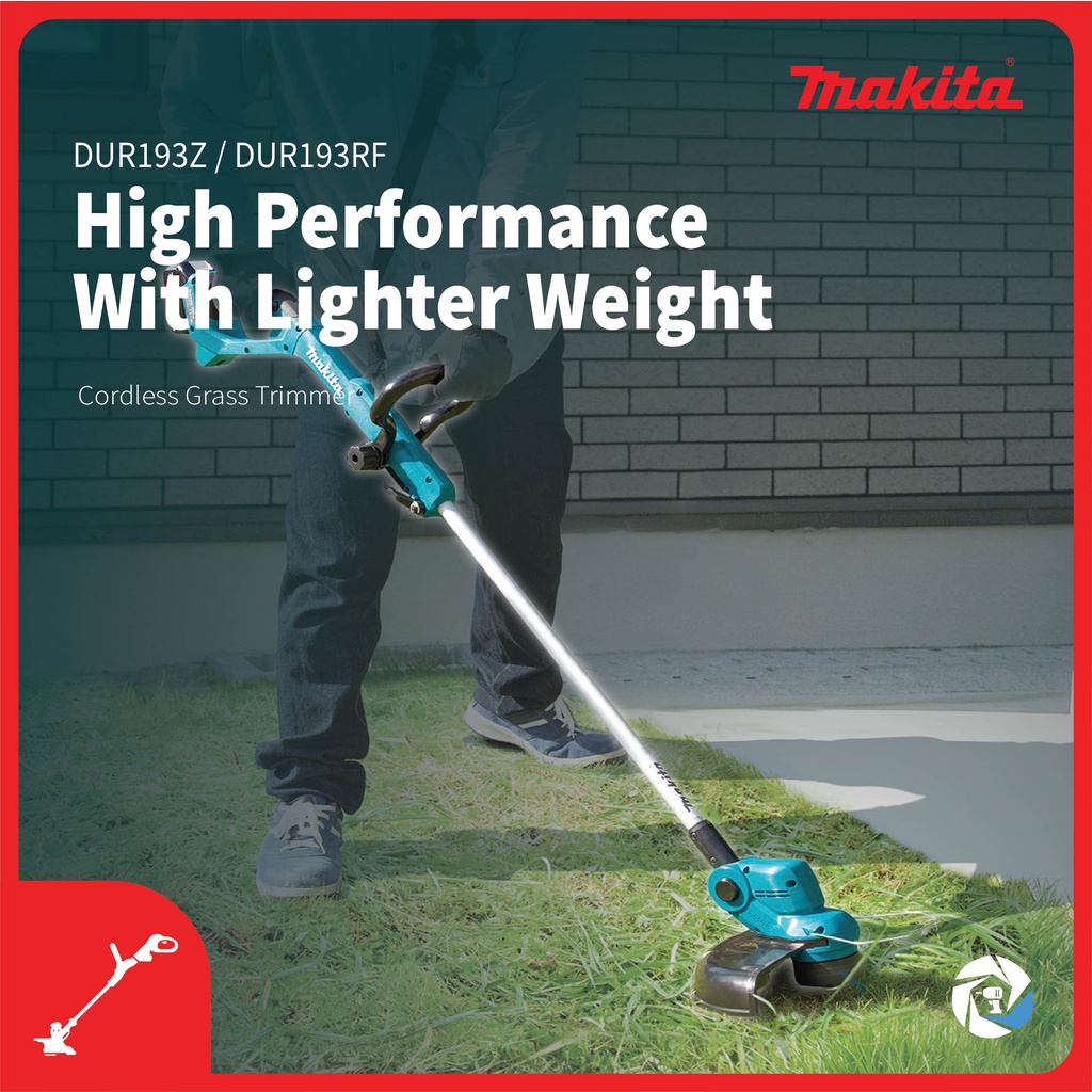 MAKITA 18V DUR193Z / DUR193RF ( DUR193 ) CORDLESS GRASS TRIMMER 280W ...