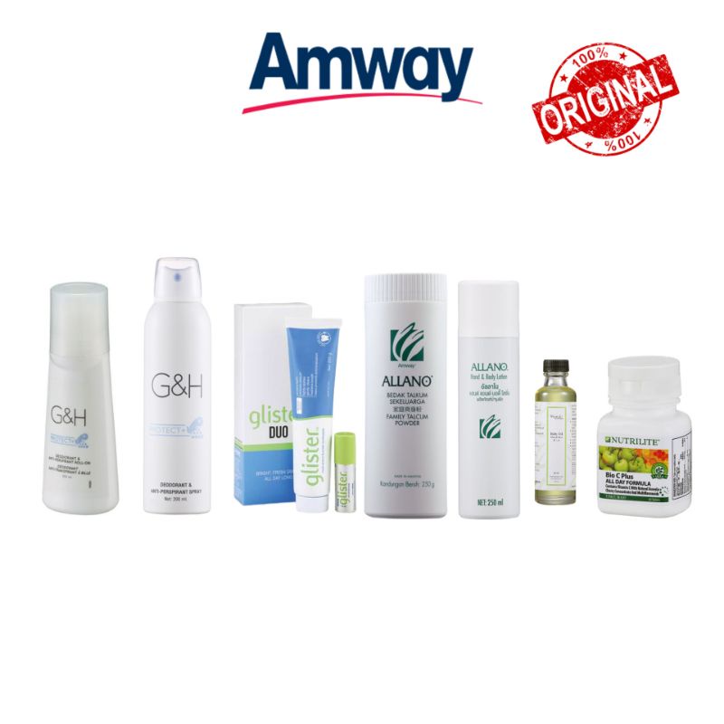 Amway G&H deodorant anti perspirant roll on spray glister toothpaste