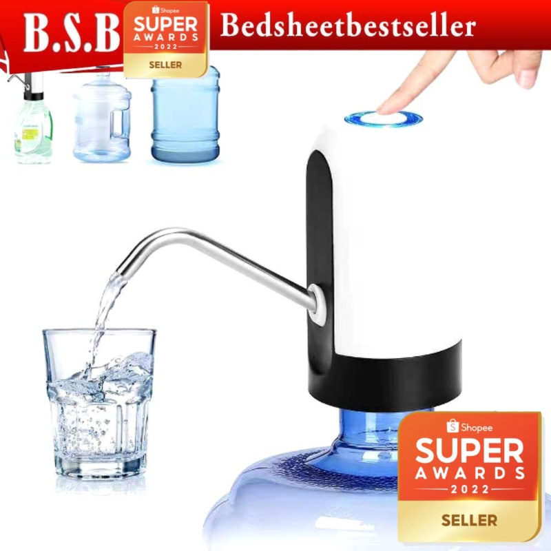 B.S.B Electric Water Dispenser Pump Smart Rechargeable USB Charging Automatic Drinking Water Bottle Pump