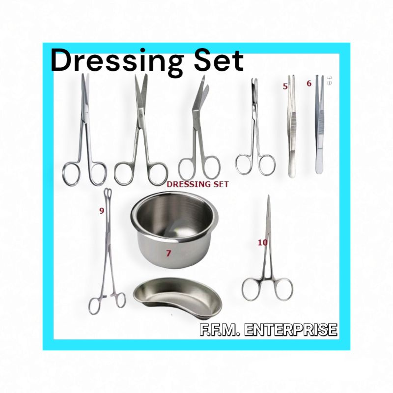 MDA Approved DRESSING SET INSTRUMENTS STANDARD SURGICAL MEDICAL USE