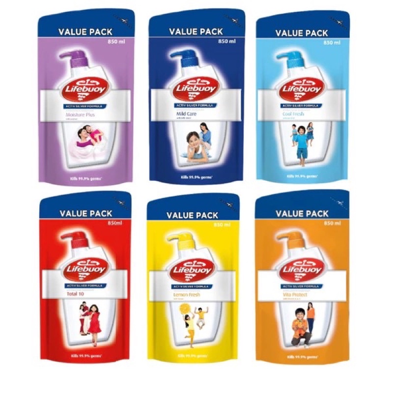 Lifebuoy Antibacterial Body Wash Refill 2x850ml Shopee Malaysia