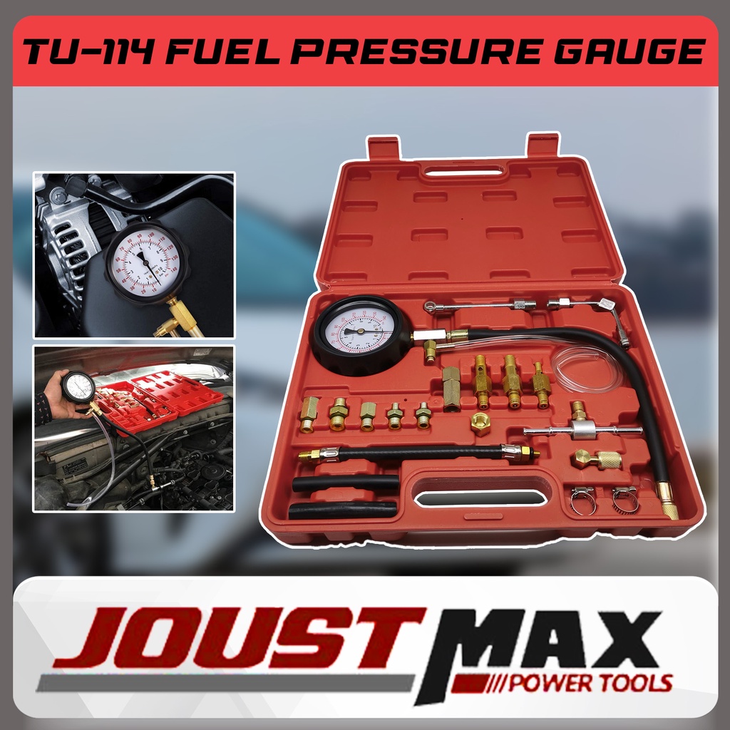 TU 114 Fuel Pressure Tester Fuel Pressure Gauge Compression Tester