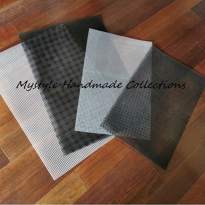 Plastic Canvas, Plastic Net, Mesh Jaring Plastik, Canvas Plastic DIY, 网格底板 lining Bag 手工包底板  # DIY Bag Accessories