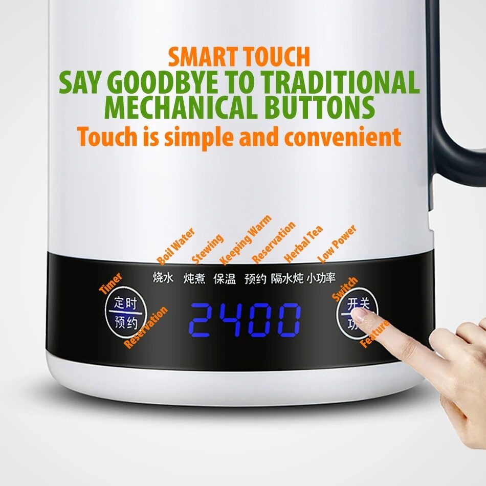 FREE GIFT idrop [ 500ml ] Multifunction Mini Portable Electric Hot Water Cup / Cawan Pemanas Air Elektri
