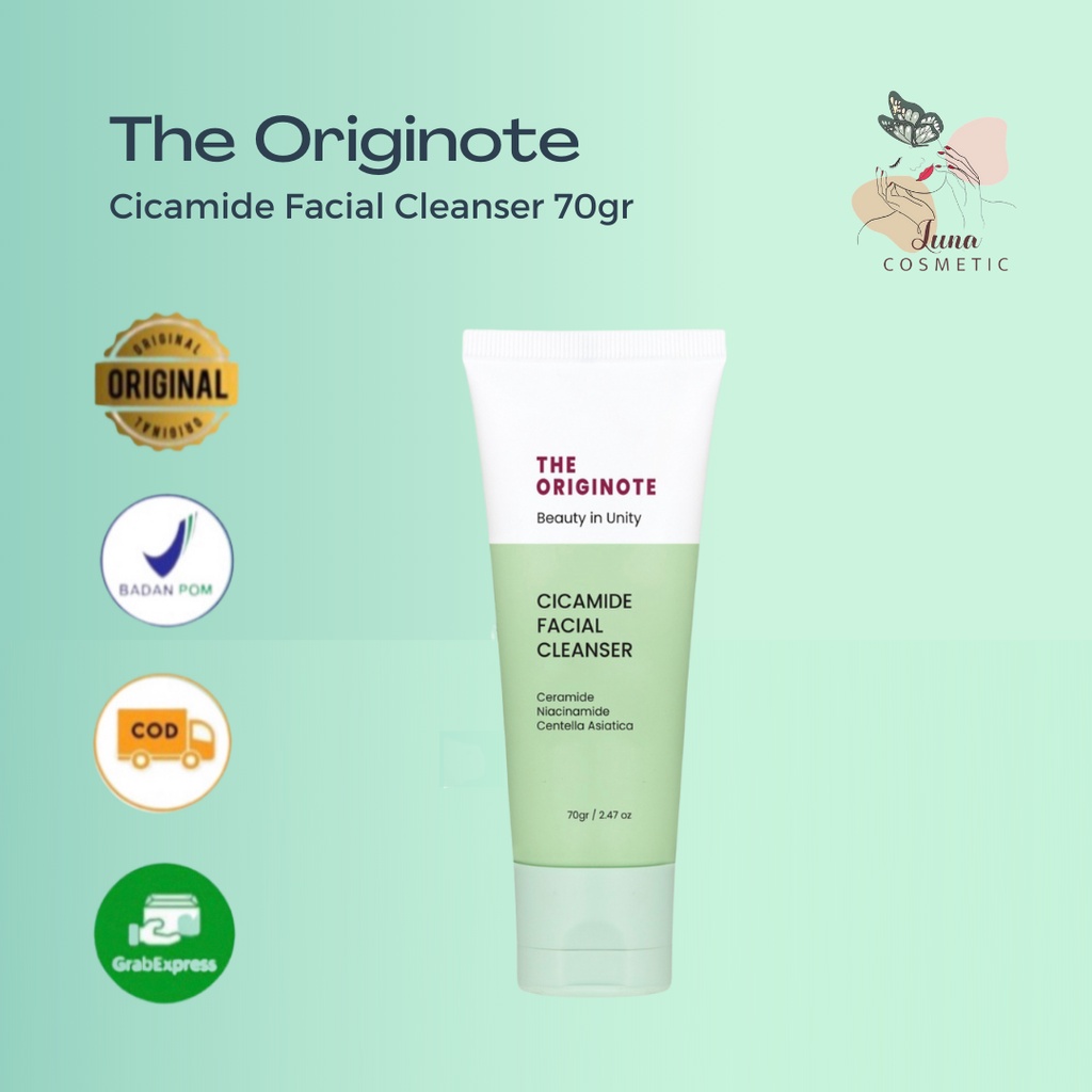 The Originote Cicamide Facial Cleanser 70gr Brightening Face Wash