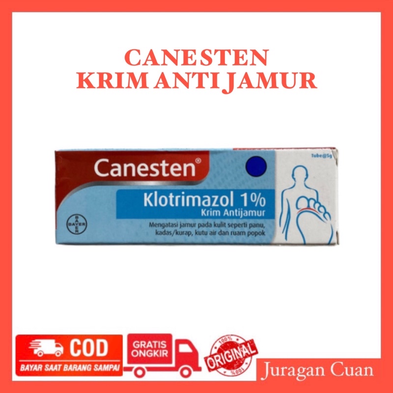 Canesten ANTIFungal Cream 5gr Fungus/PANU/KADAS/Ringworm