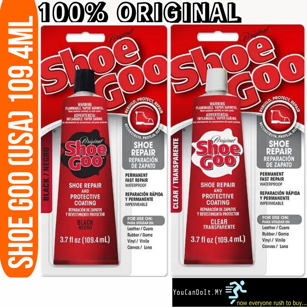 [100 Ori] Shoe Goo Original Made in USA Repair Contact Adhesive Glue