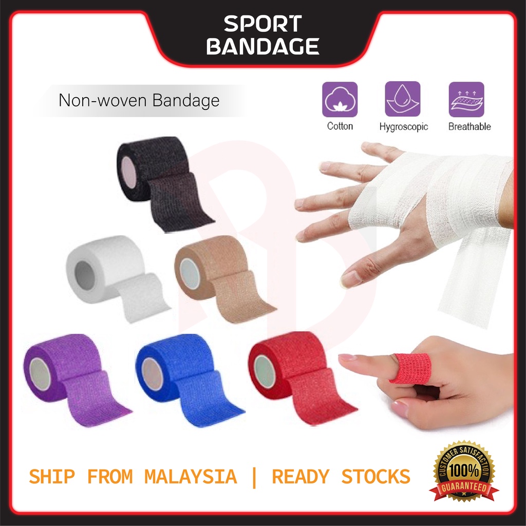 Sport Bandage Tape Self Adhesive Elastic Bandage First Aid Tape Wrap