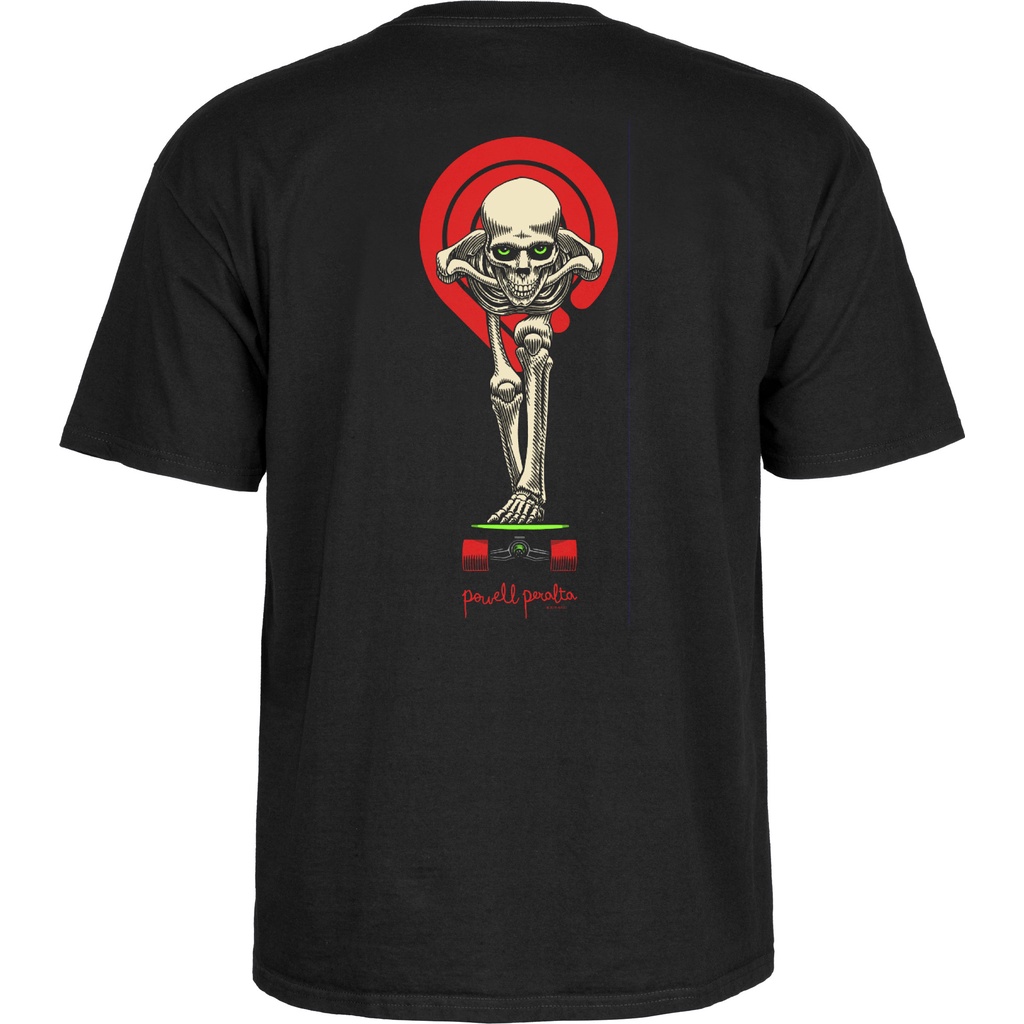 Skateboard Skeleton Powell-Peralta T-Shirt In Navy For Men – TITUS - Foto 2