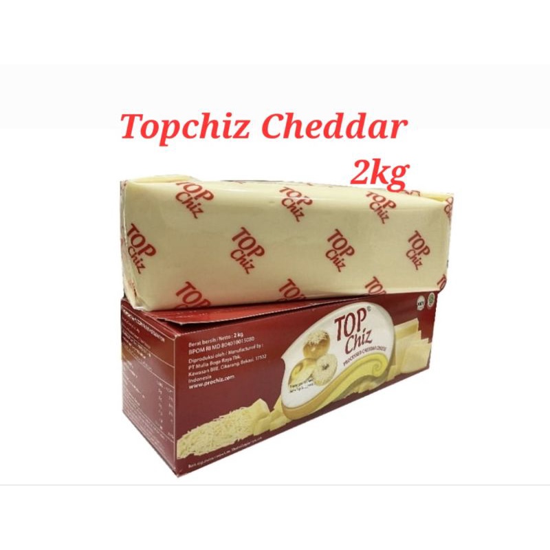 Prochiz Top chiz Cheddar Processed Cheese cheddar 2kg Cheddar cheese