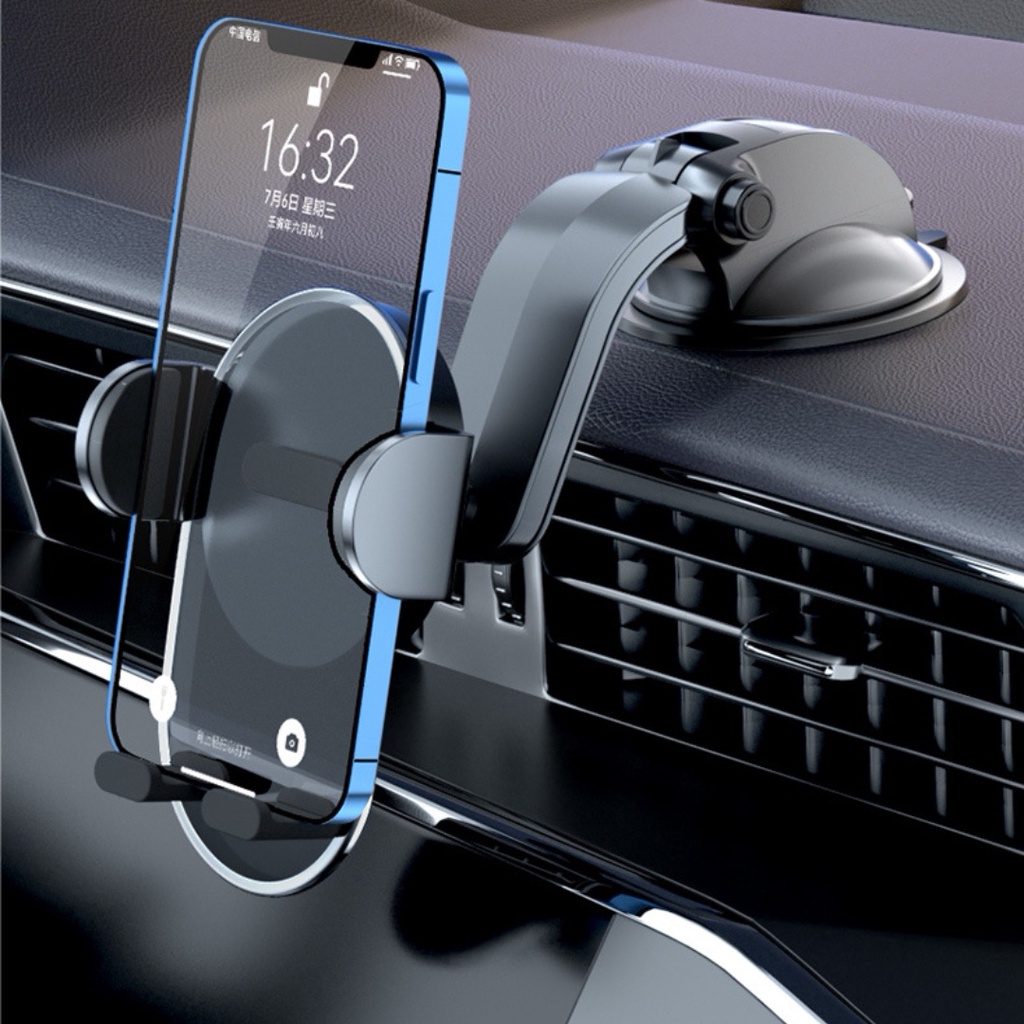 Super Suction Car Phone Holder Suction Cup Adjustable Dashboard Phone ...