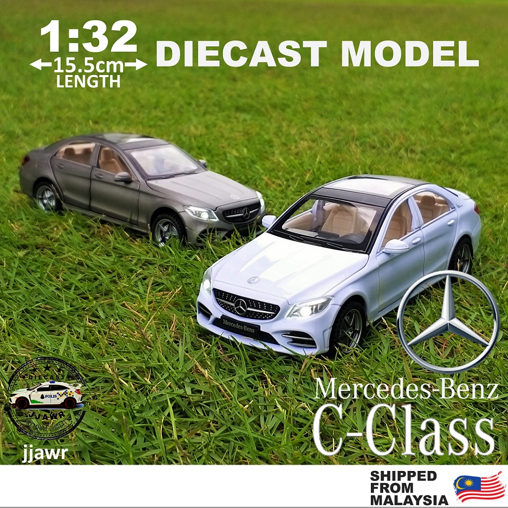 1:32 Mercedes Benz C-Class C200 C250 AMG Line Model Diecast Toy Car