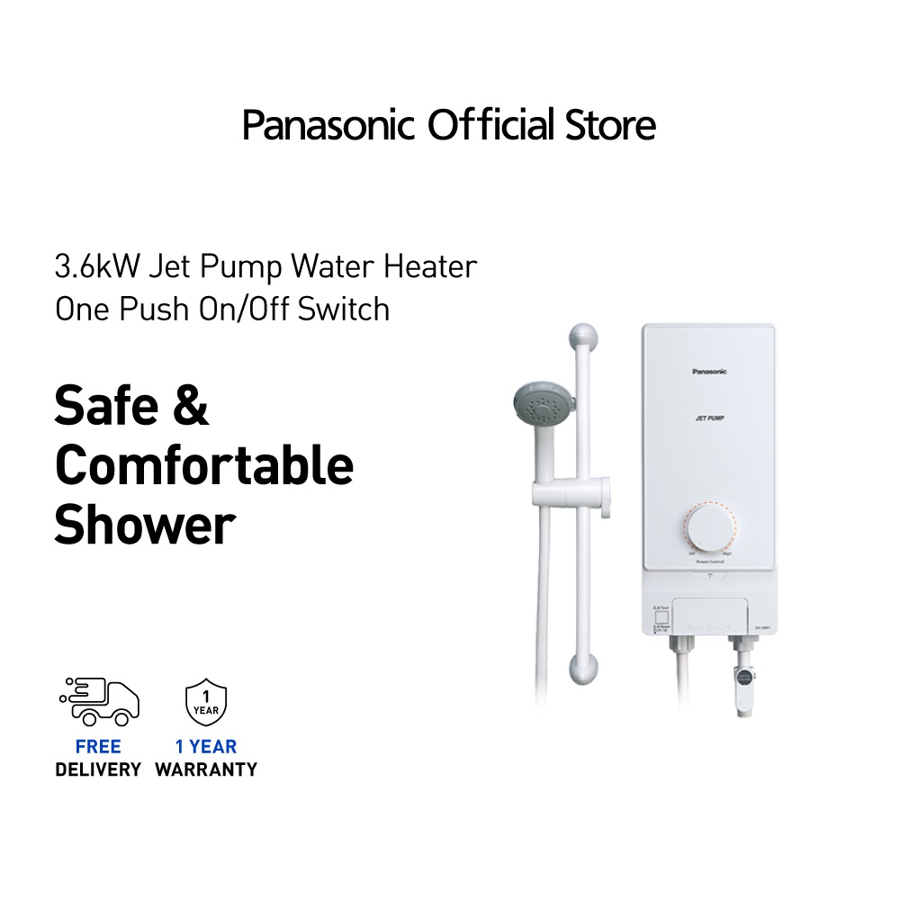 PANASONIC DH-3MP1 Water Heater JET PUMP 3.6 KW DH-3MP1MW Bathroom Hot Water Shower Air Panas Elektrik Mandi 热水器