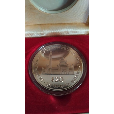 Sterling Silver Proof Coin  20th Anniversary Kementerian Kewangan