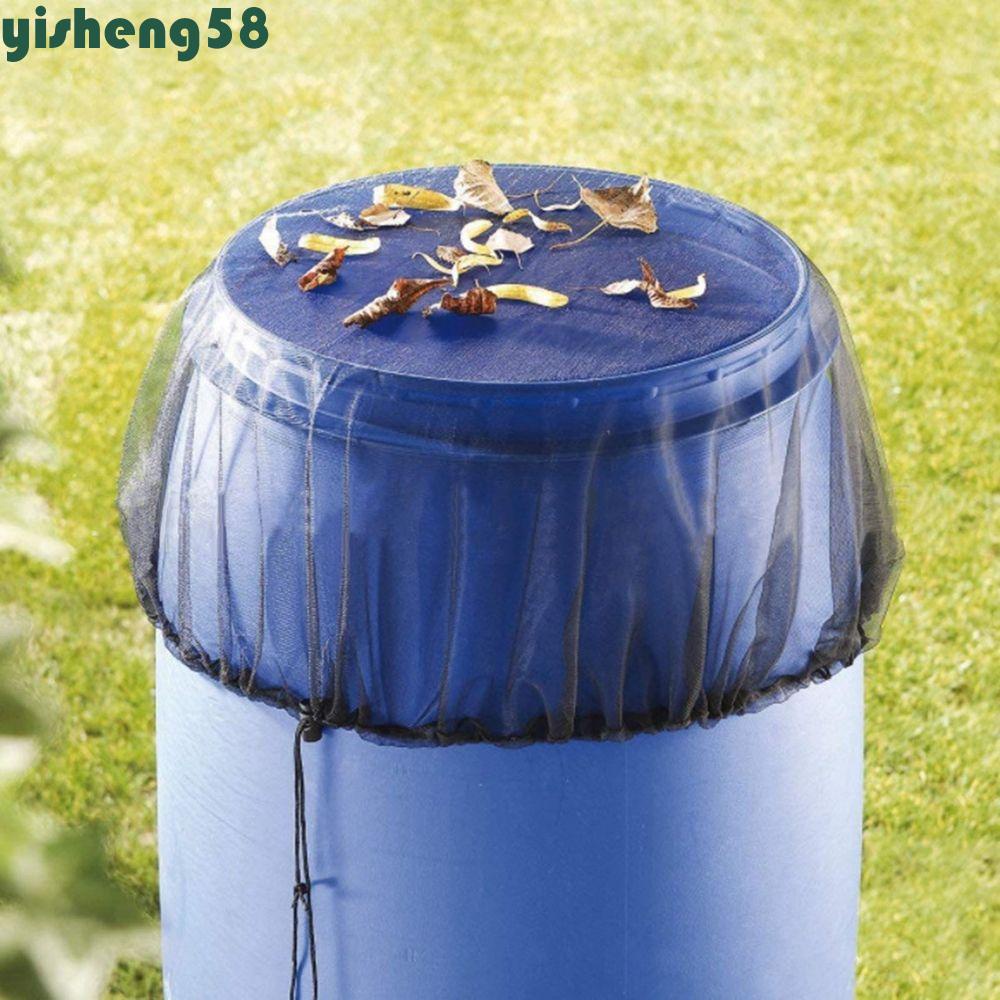 YISHENG Rain Barrel Cover Anti Falling Leaves Odorless Rainwater Filtration Gardening Tools Water Tank Protector Protector Accessories Catchment Net